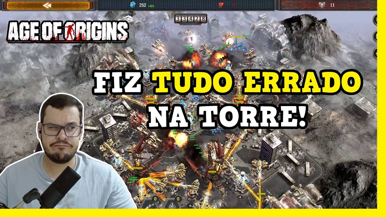 Sempre faça a Torre de Defesa no Age of Origins