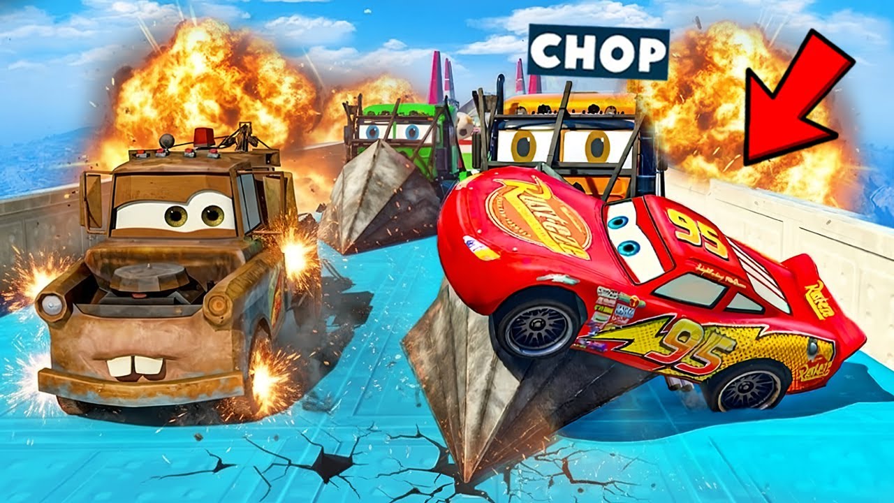 GTA 5 FACE TO FACE CHALLENGE MCQUEEN KICK CAR OUT OF MAP