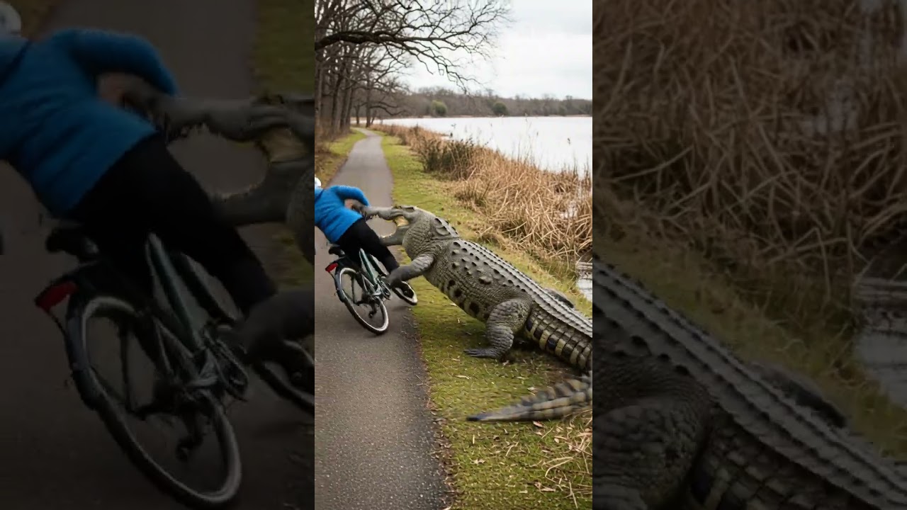 Giant Crocodile Attack Unbelievable River Ambush 