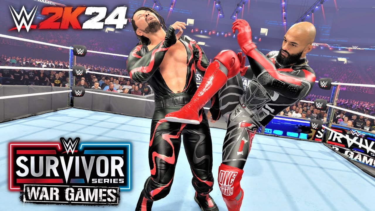 WWE 2K24 Ricochet Vs Shinsuke Nakamura 2 out of 3 Falls Match Wwe 2k24 ricochet vs shinsuke nakamura 2 out of 3 falls match