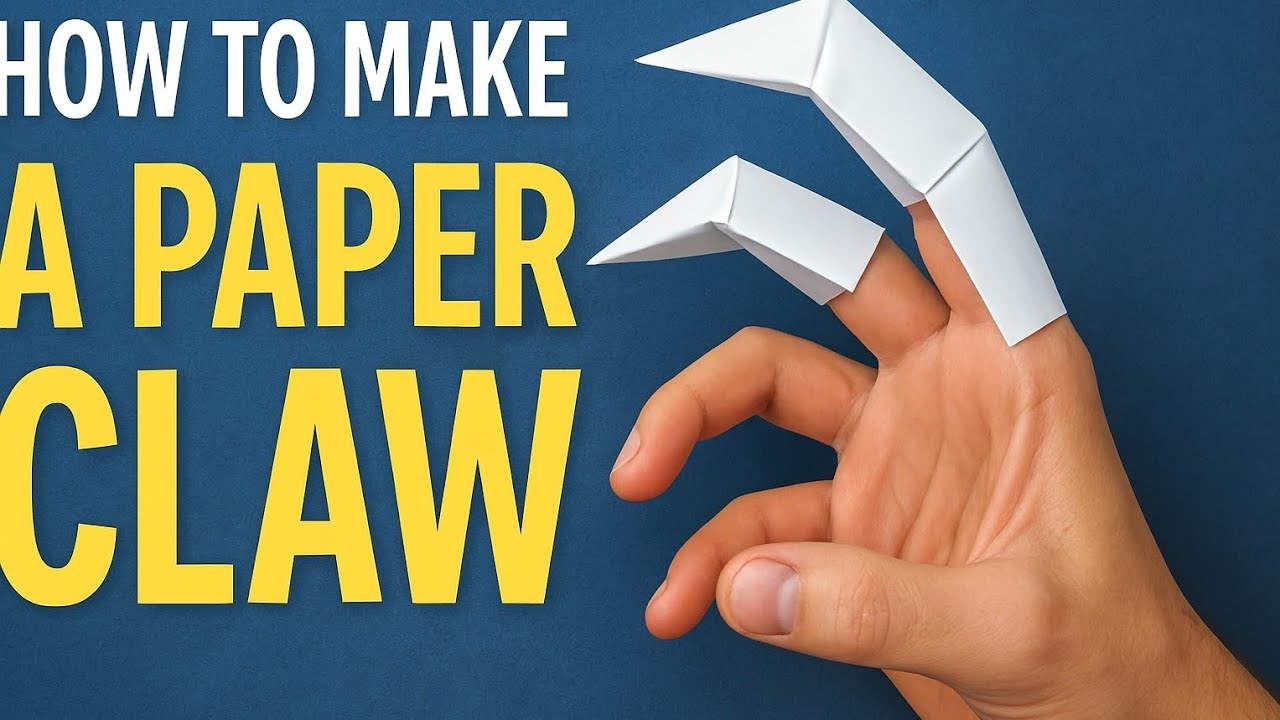 How To Make A Paper Claw Origami 