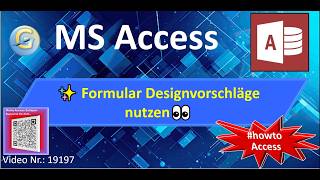 Access‑Formulare: Du machst es dir unnötig schwer – nutz das Design‑Schema| #Access 19197