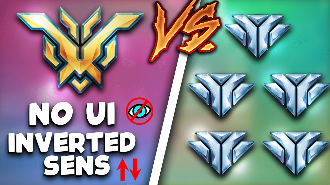 A Top 500 vs Diamonds Except He Has NO UI, NO Audio & INVERTED SENS