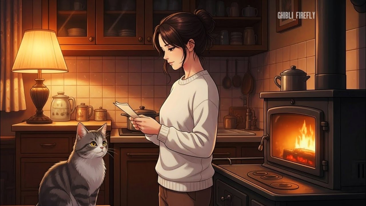 The Wind's Letters 🍃 Ghibli Style Storytelling | Relaxing Anime 