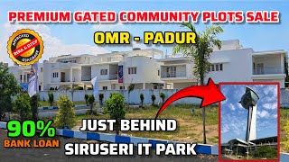 Premium Gated Community Villa Plots For Sale In Padur Omr Land For Sale In Padur