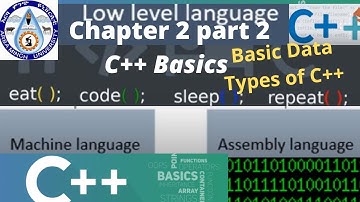 Coding for Beginners  Basics of C++ programming  Data type C++  programming chapter two part 2/2