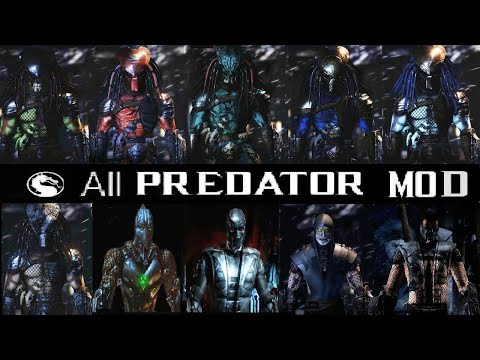 Mortal Kombat X ALL PREDATOR MKX Costume Skin PC Mod MK MKXL update Skin Mod