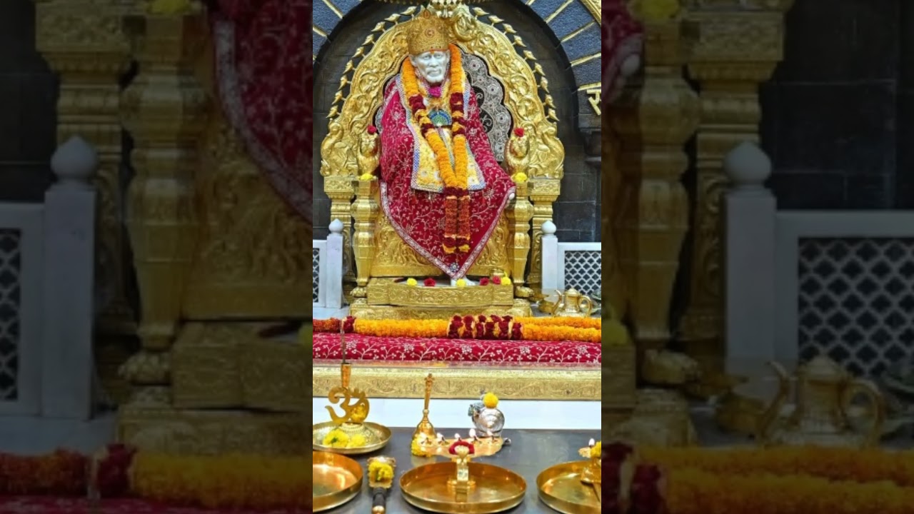 25-04-2023 SIRIDI SAI BABA AAJ KA MADHYAN AARTI DARSHAN ♥️🌹🙏| SAI BABA LIVE DARSHAN FROM SIRIDI 🌹🙏