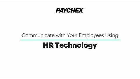 Communicate With Your Employees Using HR Technology