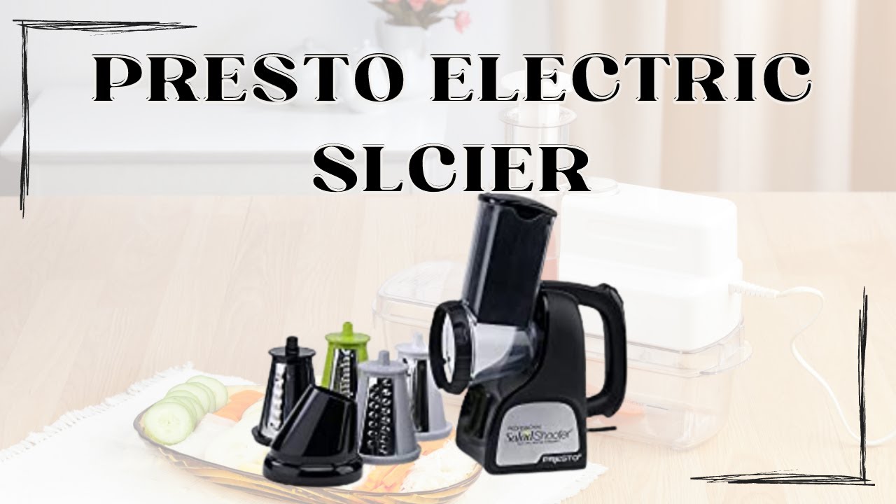 Presto Salad Shooter Electric Slicer/Shredder | Review