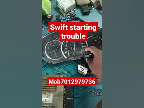 Swift starting trouble ecm repairing and bench connection testing #
