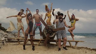 After wedding burning man style celebration