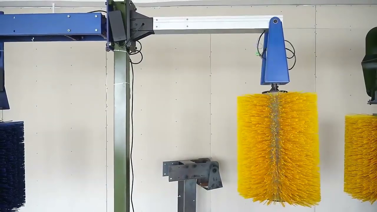 Pamper Your Cattle with This Automatic Swinging Cow Brush!