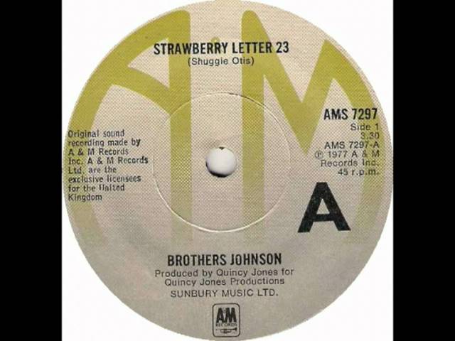 Brothers Johnson Strawberry Letter 23 Single Edit Youtube