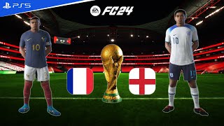 FC 24: France vs England | FIFA World Cup | Kylian Mbappé vs Jude Bellingham | PS5