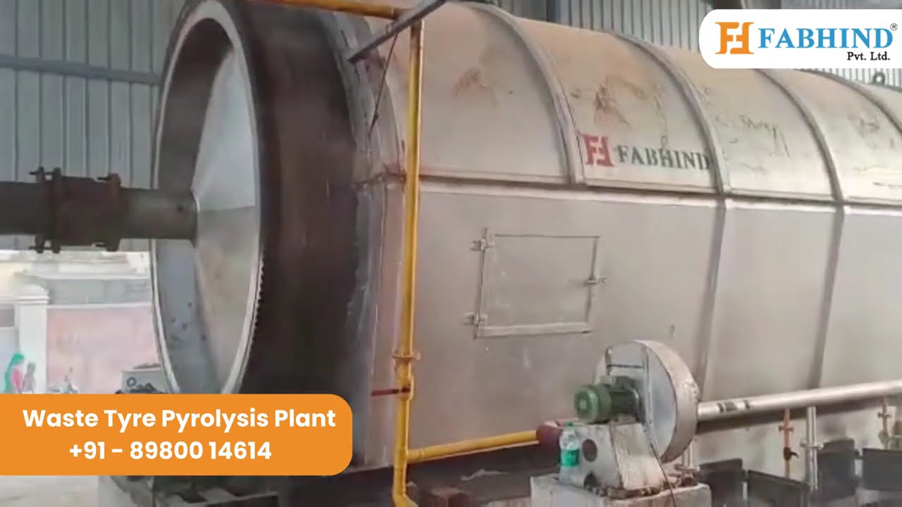 Waste Tyre Pyrolysis Plant | Tire Recycloing Plant | Manufacturer & Exporter in India Call8980014614