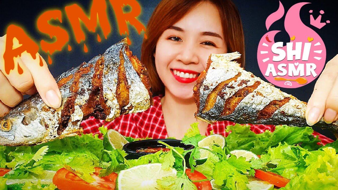 ASMR Хрустящая рыба во фритюре супер вкусно