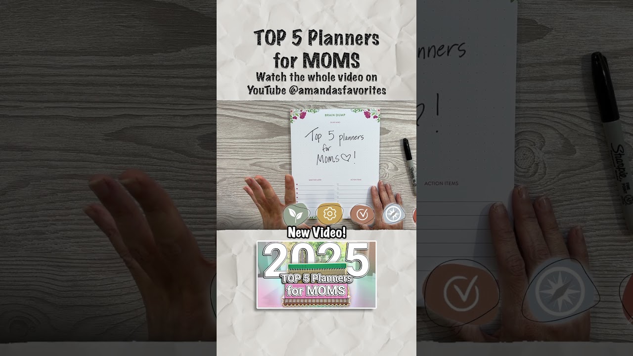 My TOP 5 Planners for MOMS in 2025 