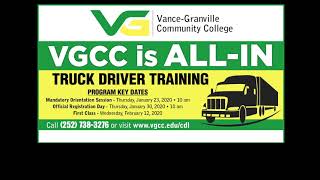 VGCC is ALL-IN: Truck Driver Training Program