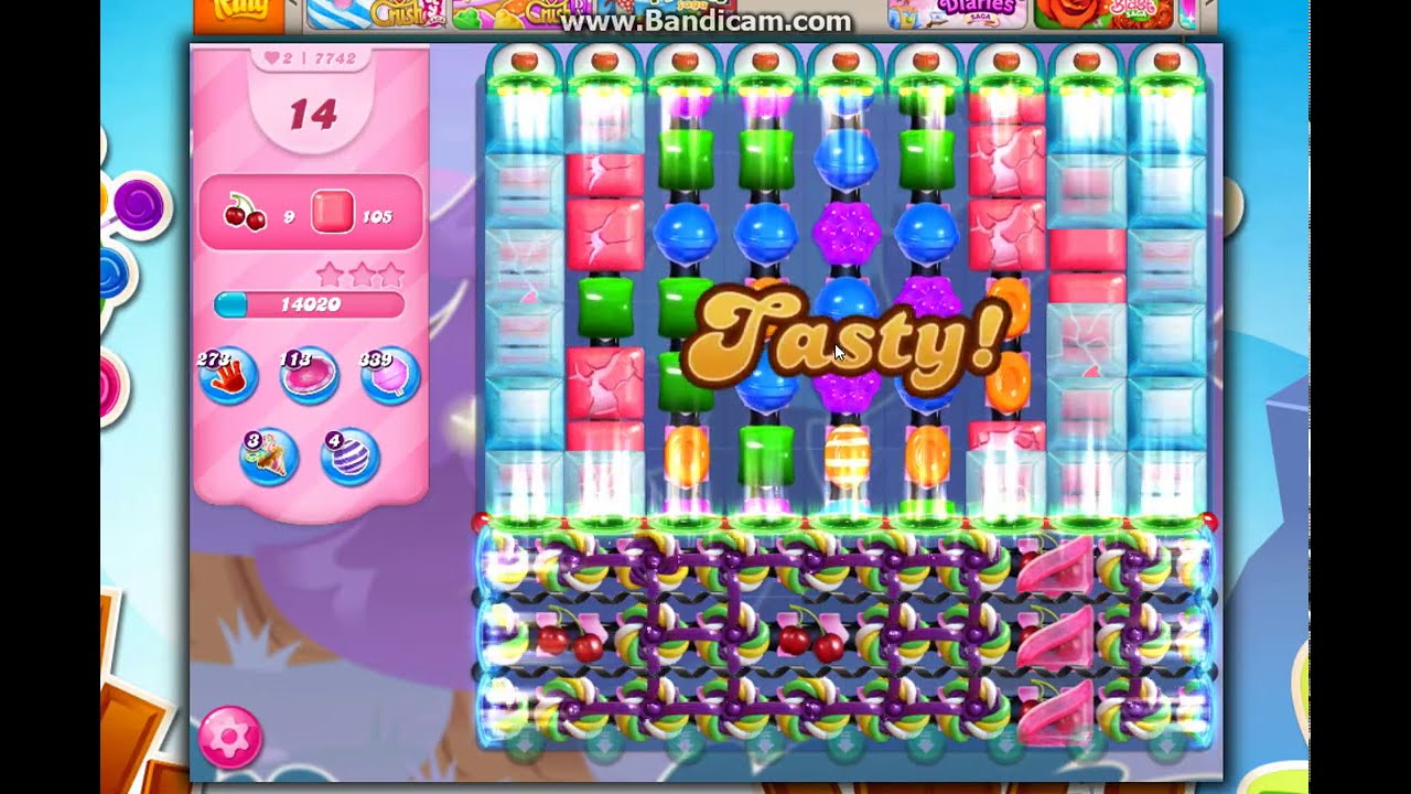 Candy Crush Saga Level 7742 - 26 Moves NO BOOSTERS