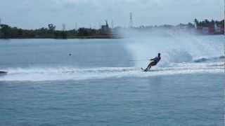 Jodi Fisher Skiing At The World Cup In Indonesia