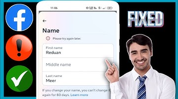 How To Fix Facebook Name Change Please Try Again Later Problem (2024)