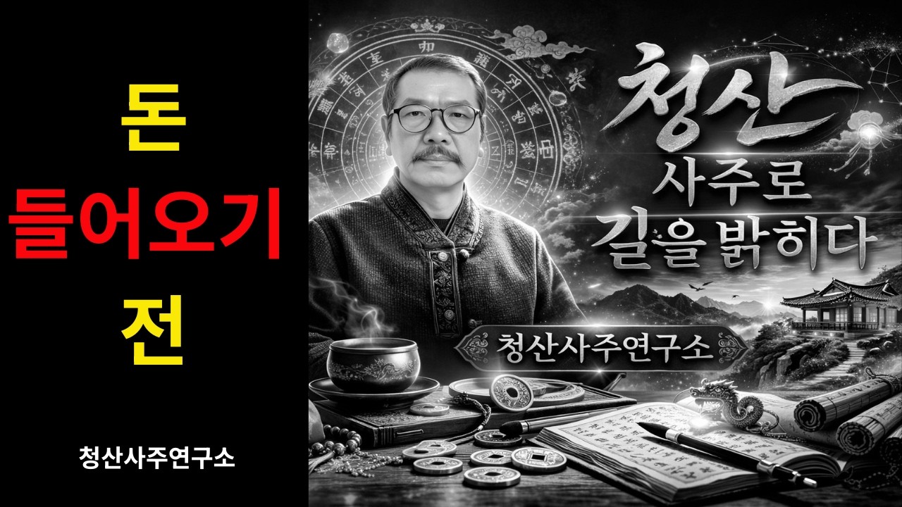 청산이 말했다  3월 초, 돈 들어오기 직전 나타나는 신호! #청산사주연구소 #재물운 #돈신호 #3월운세 #사주