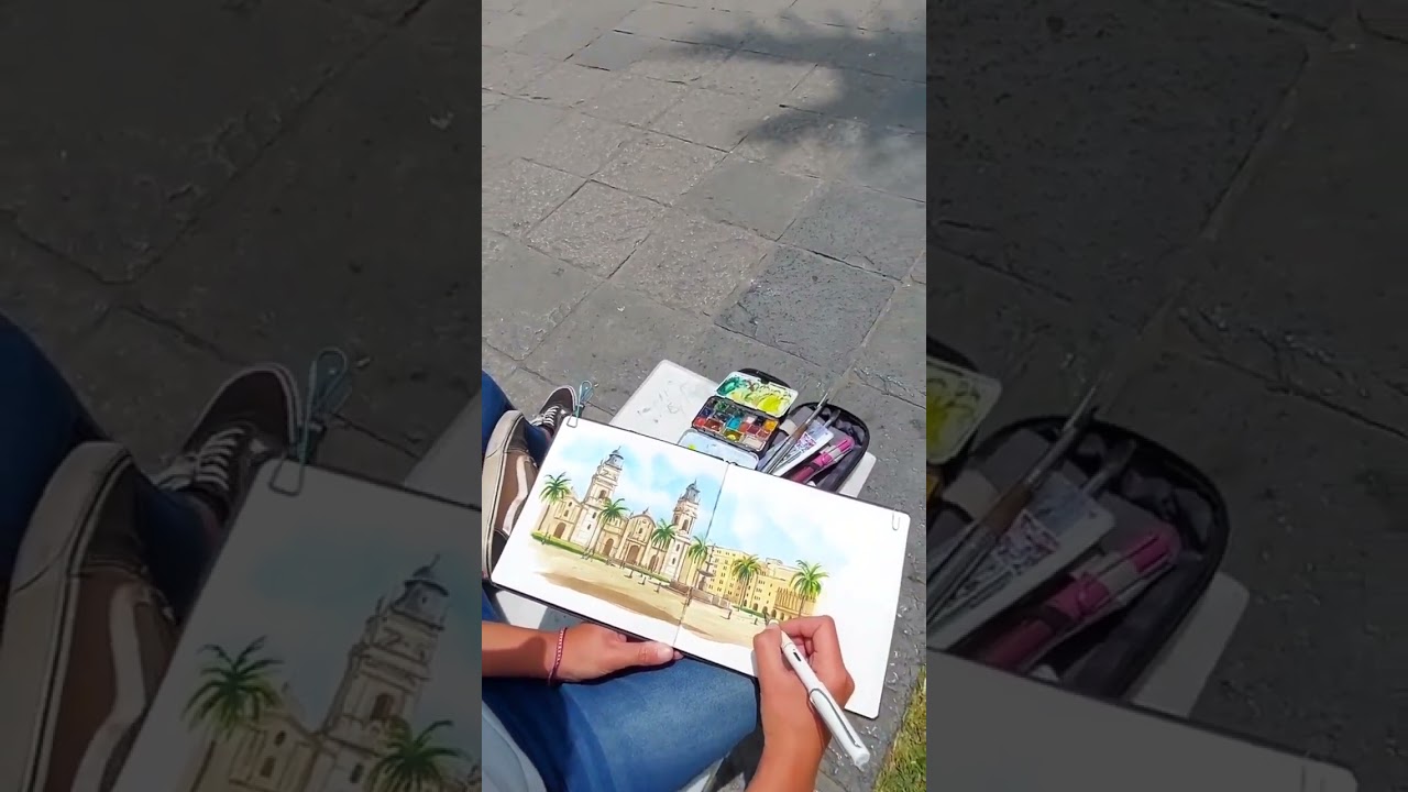 Sketching in Lima 🎨🇵🇪 