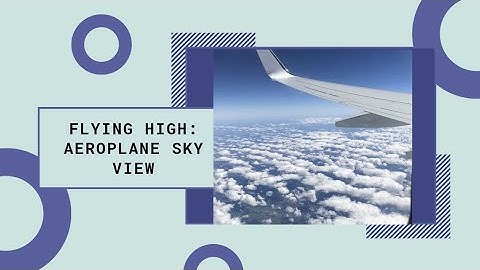 Flying Above Clouds! View from Airplane Window with Airplane Sound! White Noise! Relaxation Time!