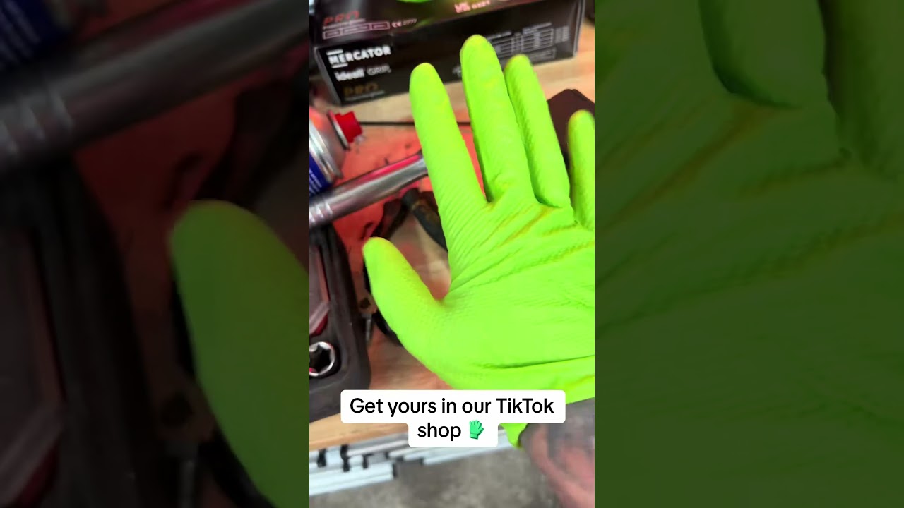 Green Gloves Are a Mechanic's Best Friend