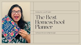 BEST HOMESCHOOL PLANNER // Secular Homeschool Review and Flip through