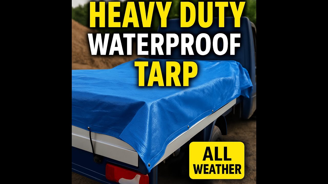 Heavy Duty Waterproof Tarpaulin | Strong Plastic Cover for All Weather