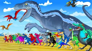 Giant Tyrannosaure vs Triceratops + Riptor Dinosaurus Dominion Lost Trex | Jurassic World Short Film