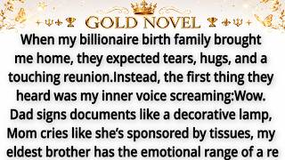 When my billionaire birth family brought me home they expected tears hugs and a touching reunion