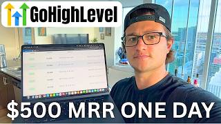 How I Made $1,100 In a Week With GoHighLevel SaaS ($500 MRR)