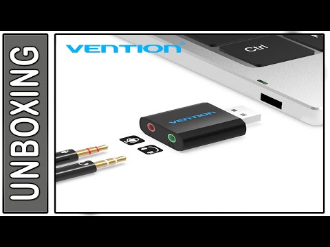 UNBOXING PLACA DE AUDIO VENTION + TEST DE QUALIDADE