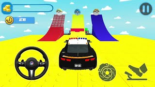 #45سيارات الأبطال الخارقين سباق حيلة-العاب سيارات الشرطة اطفال -العاب سيارات-العاب اطفال اندرويد| screenshot 3