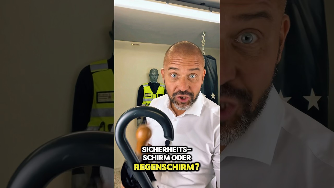 Sicherheitsschirm vs. Regenschirm!