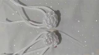 DIY- tutorial kancing bunga/button flower macrame