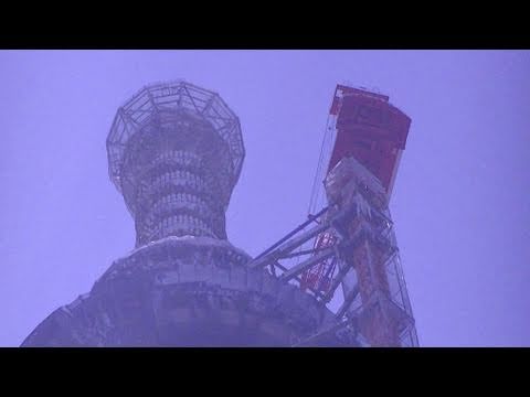 2011/02/09 初冠雪、東京スカイツリー