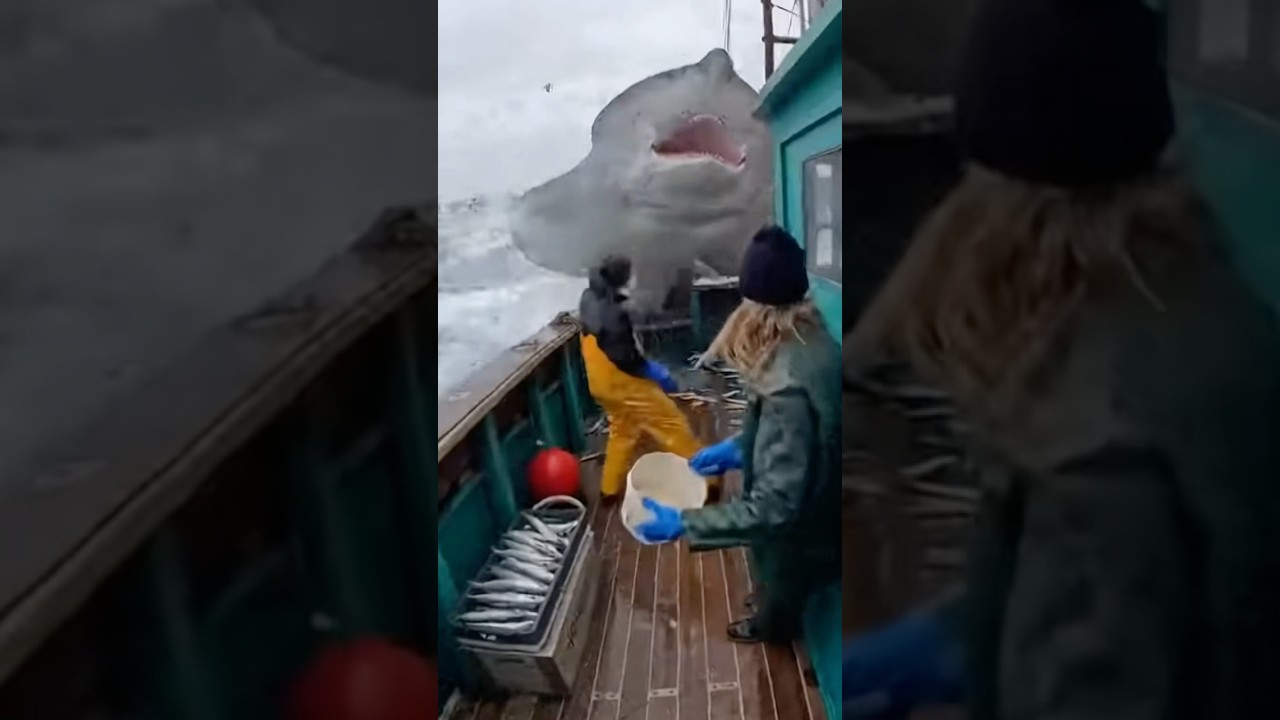 GIANT GUITARFISH ON THE BOAT!