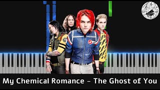 The Ghost Of You By My Chemical Romance  Easy  Piano Tutorial no Splits