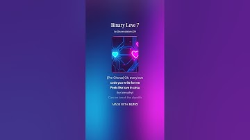 Binary Love, song from AI, Suno AI