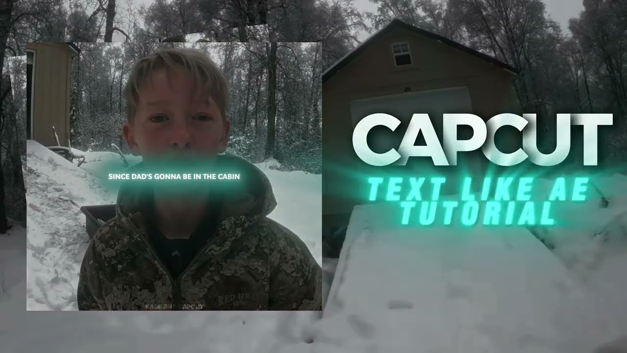 TEXT LIKE AE ON CAPCUT FULL TUTORIAL | CAPCUT PC - YouTube