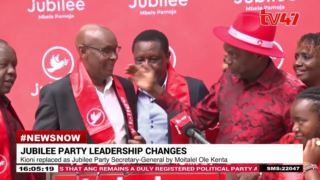 Jubilee elevates Jeremiah Kioni to deputy party leader in key leadership shake-up