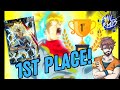 1st place celebrations list in depth blue trunks deck profile featuring cody vojtech