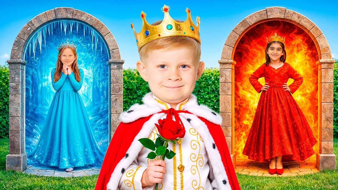 HOT vs COLD Princess Challenge | Fun Stories for Girls