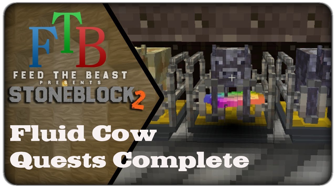 STONEBLOCK 2 - Fluid Cows Questing - Day 15