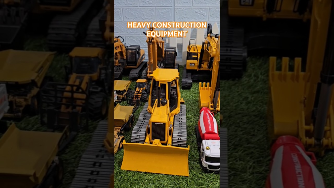 HEAVY CONSTRUCTION EQUIPMENT EXCAVATOR, TRUCK, MIXER TRUCK, BULLDOZER, CRANE 