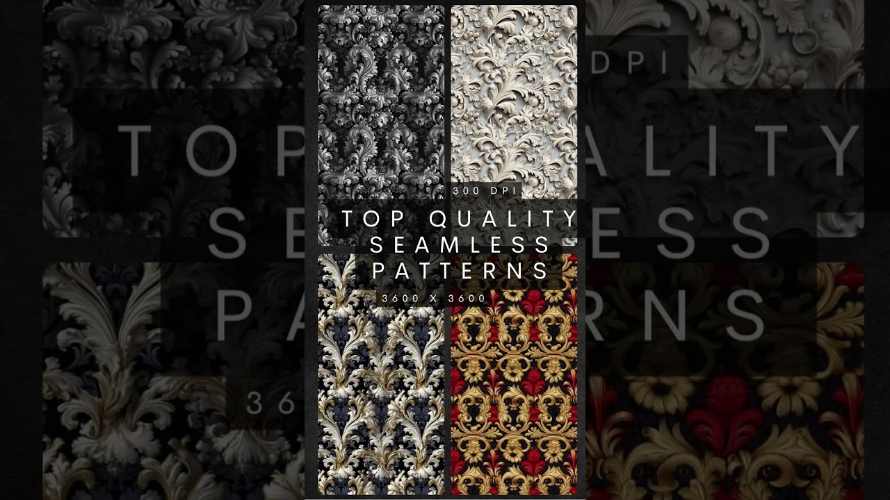 Create Exquisite Artistry with Baroque Pattern Designs | Etsy 